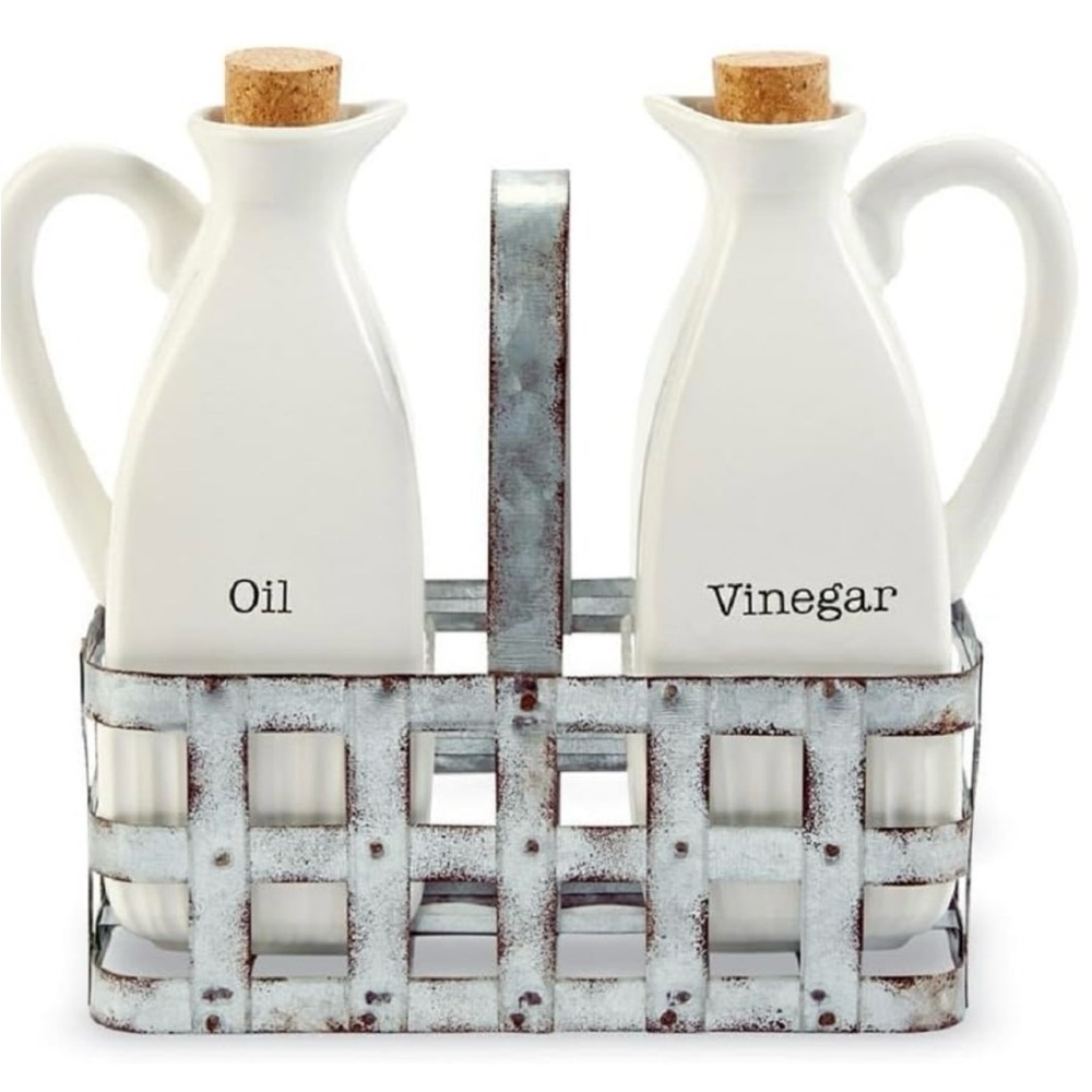 Mud Pie Oil And Vinegar Set - NWOT